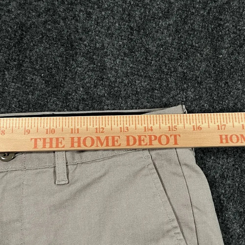 J.Crew Oarsman Tech Pant 770 Mens 32x32 Beige Stretch Performance Zip Pocket